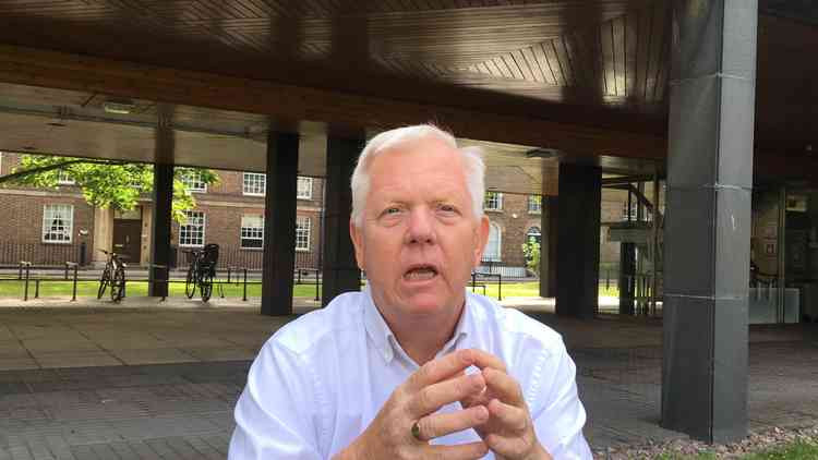 David Fothergill, leader of Somerset County Council, at County Hall in Taunton (Photo: Daniel Mumby)