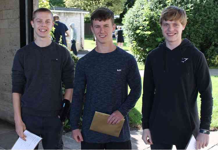 GCSE results day at Whitstone School