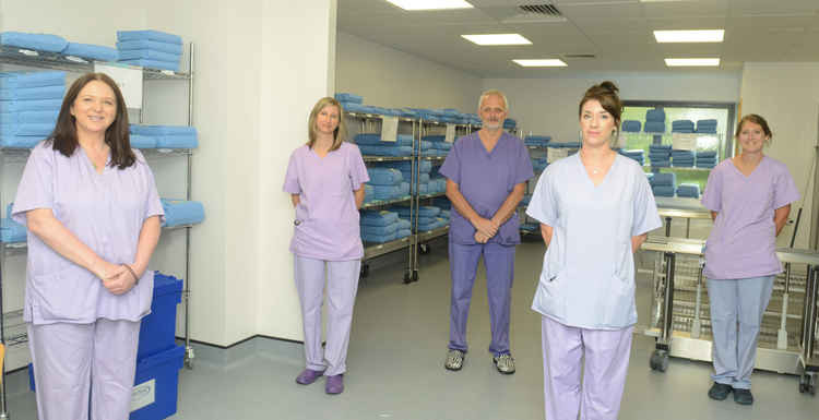 Members of the clinical team at Practice Plus Group Hospital Shepton Mallet