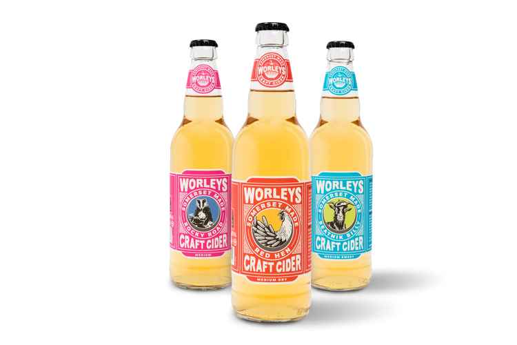 Worleys Cider has been rebranded. The new look designs can be see in the Artisan Market