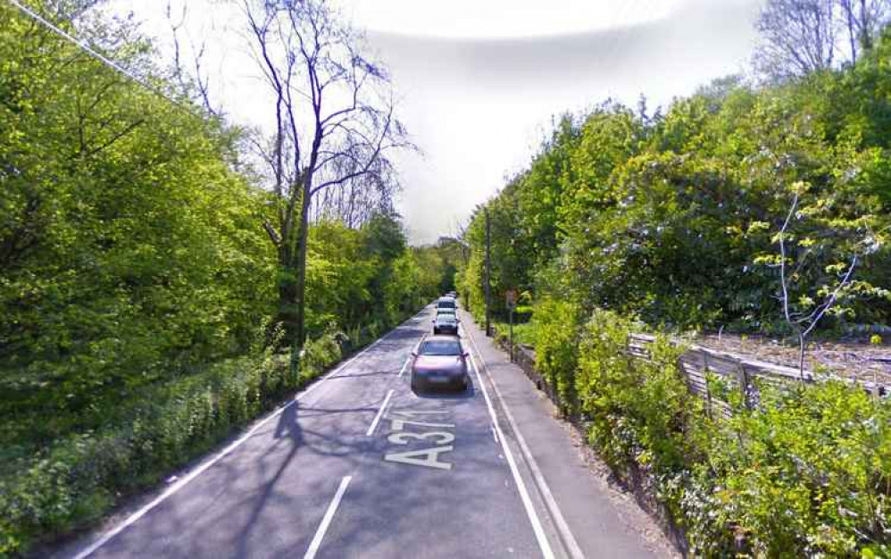 Temporary traffic lights are planned on the A371 through Darshill this week (Photo: Google Street View)