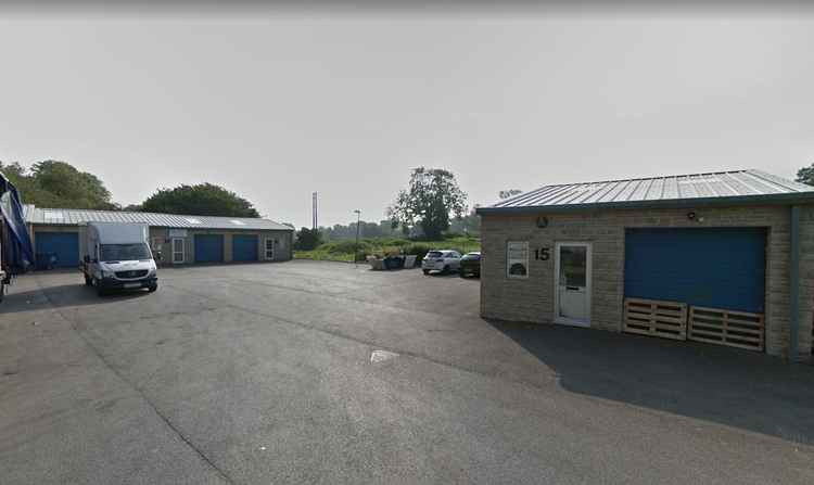 Looking towards the area of South Rock Industrial Estate where the new units will be built (Photo: Google Street View)