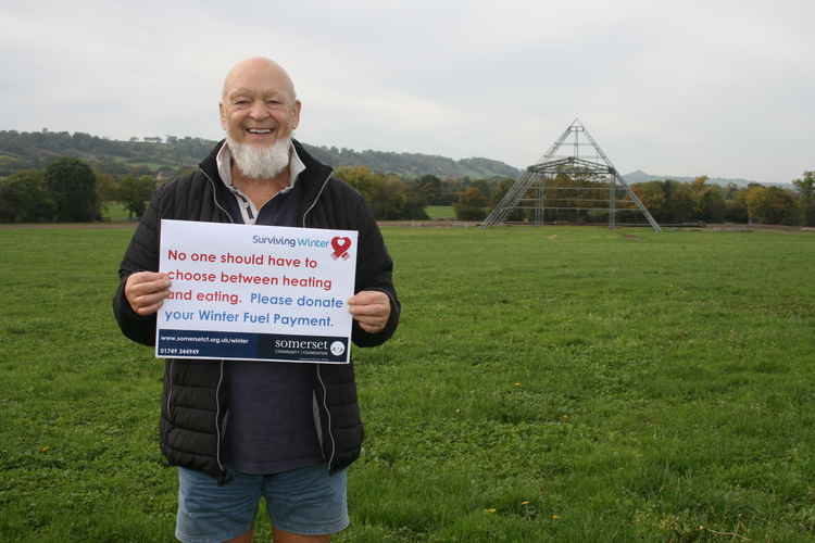 Glastonbury Festival organiser Michael Eavis has donated to this year's Surviving Winter appeal