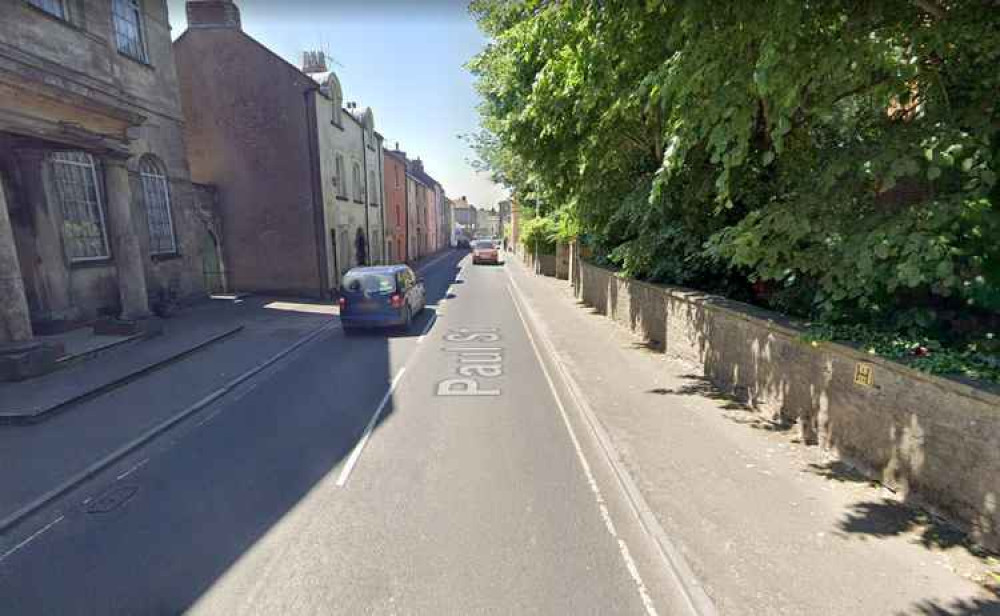 Temporary traffic lights are planned on the A361 Paul Street next week (Photo: Google Street View)