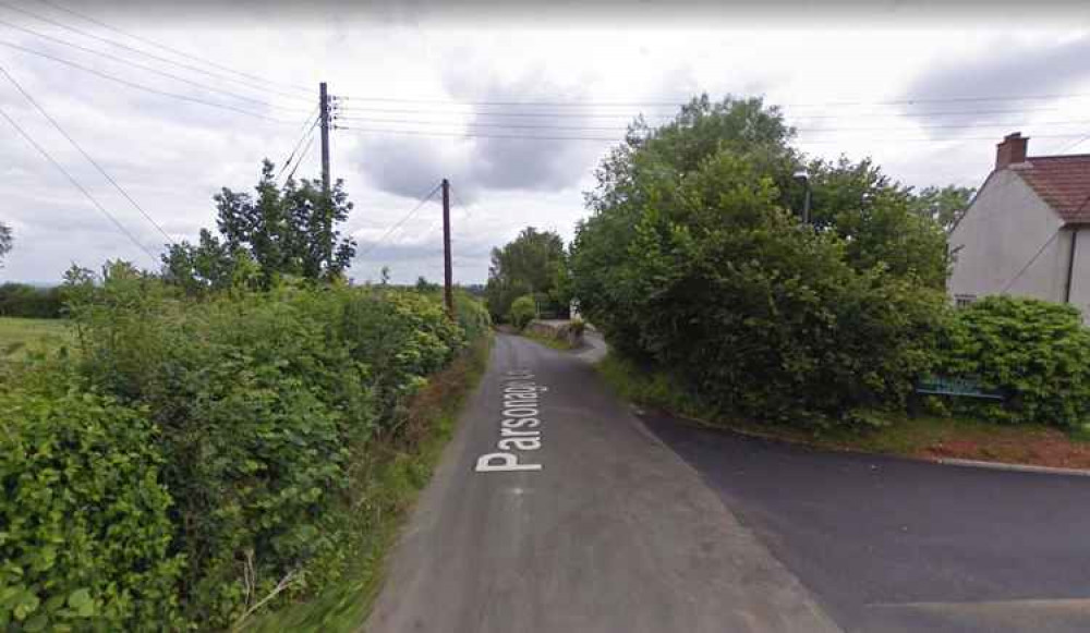 The fire happened in Parsonage Lane, Chilcompton (Photo: Google Street View)