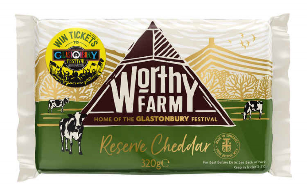 The new Worthy Farm Reserve Cheddar