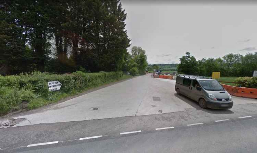 Entrance to the campsite would be via the A361 (Photo: Google Street View)