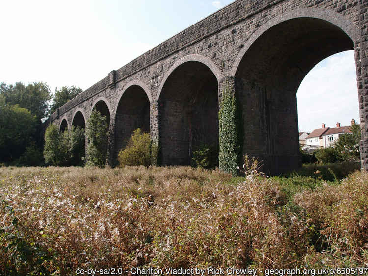 The Charlton Viaduct in Shepton Mallet