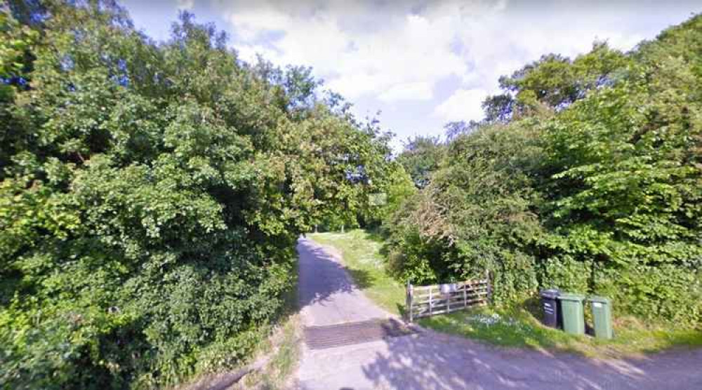 Entrance to Pennard Hill Farm in East Pennard, seen from Stickleball Lane (Photo: Google Maps)