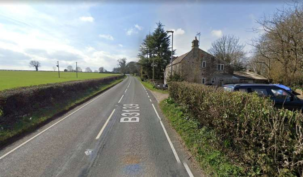 The B3139 is closed on the edge of Chilcompton (Photo: Google Street View)