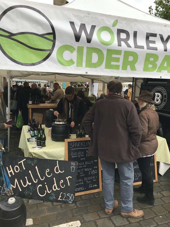 Worley's Cider has had a cider bar every year at Wells Food Festival