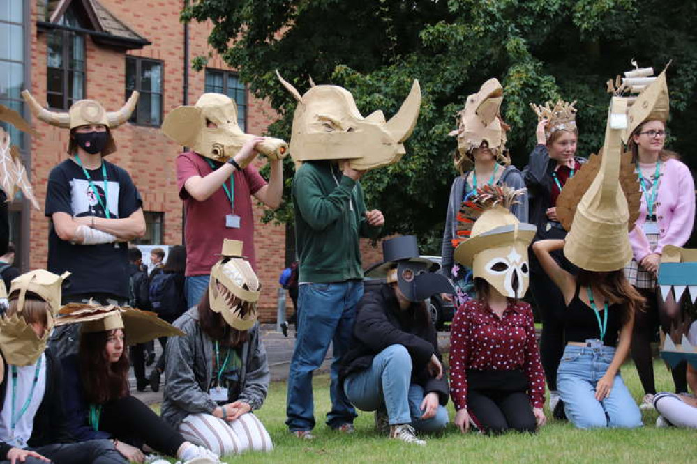 The Cardboard Catwalk event