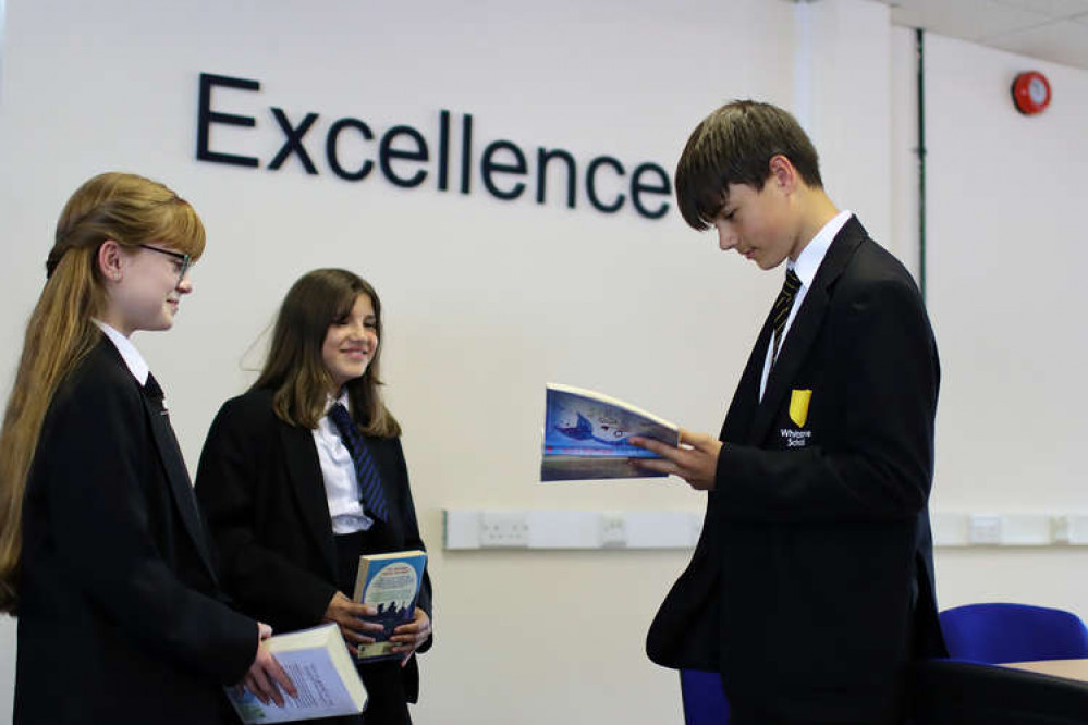 Whitstone School students preparing for Open Evening