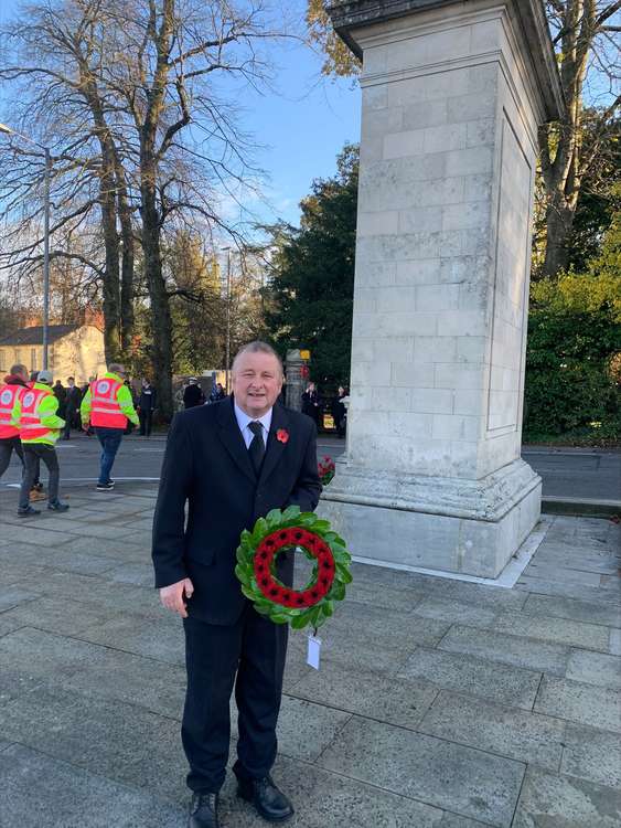 Cllr Chris Inchley (Shepton Mallet) Remembrance Day 2021