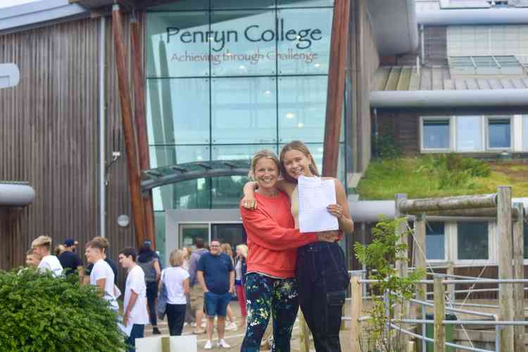 Former Head Girl, Dora Revell, pictured with her mother