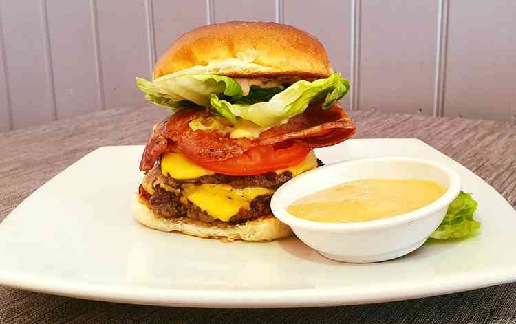 Burgers at Cafe Strand. Credit: Cafe Strand