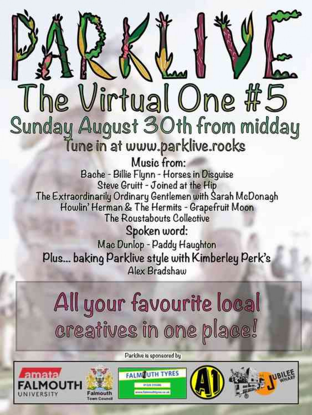 Event Poster - Parklive this Sunday 30th August