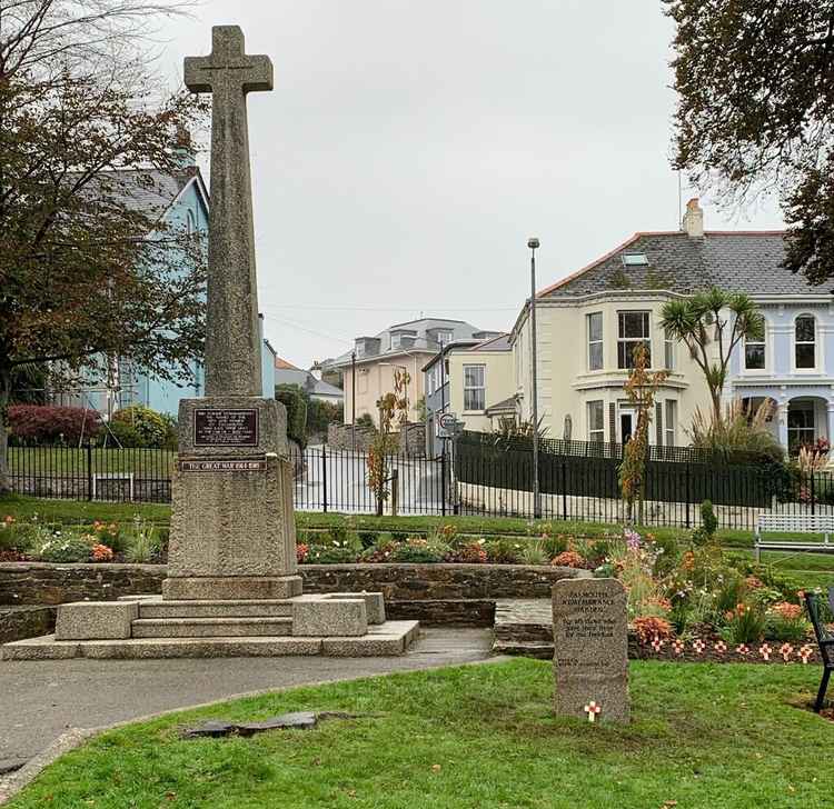 First Poppy Laying. Credit: Falmouth Town Council.