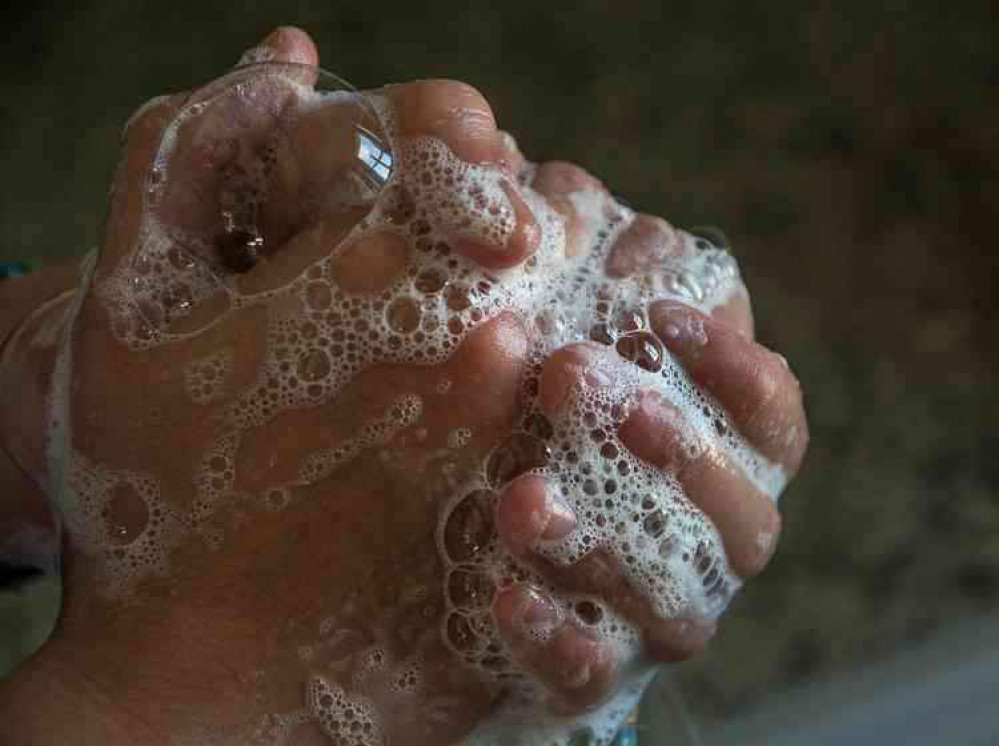 Falmouth residents urged to continue social distancing at home and wash hands frequently.