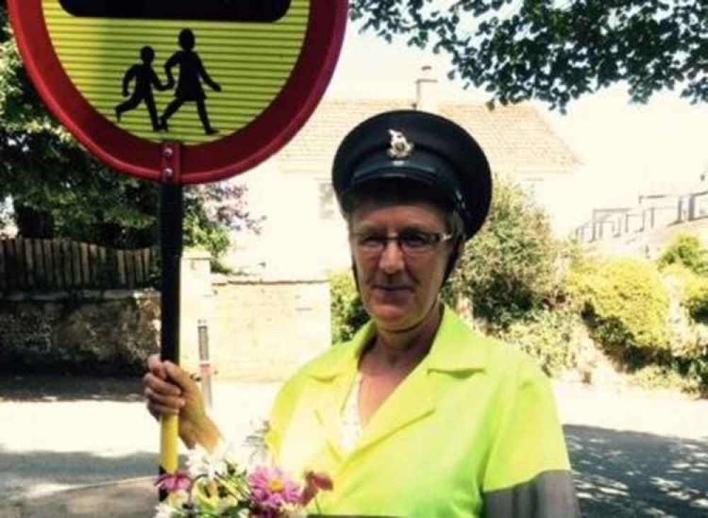 Sue, King Charles lollipop lady. Credit: Save our Albany Road Lollipop Lady Facebook.