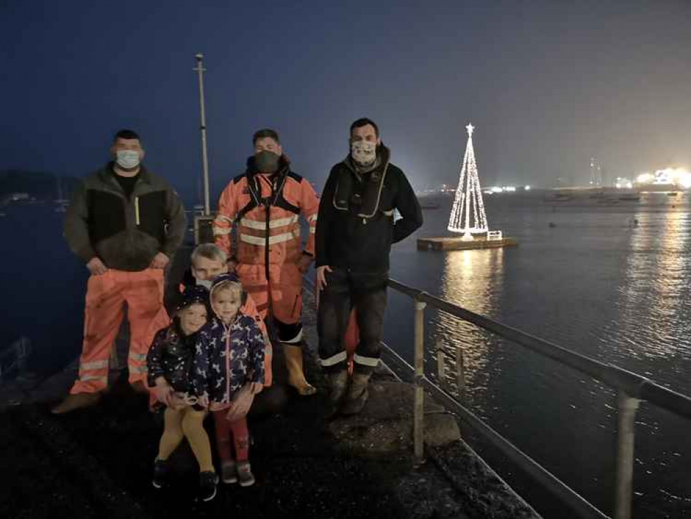 Christmas tree floats into Falmouth harbour Local News News