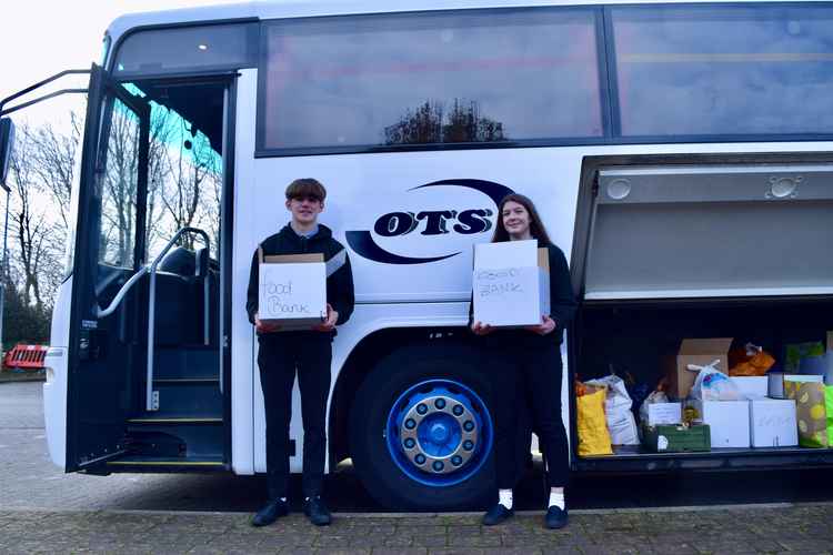 Head Boy and Head Girl, Daniel and Lucy.