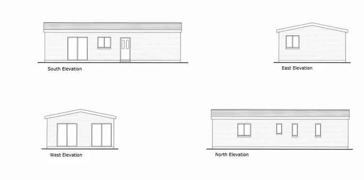 The plans for the dwelling.