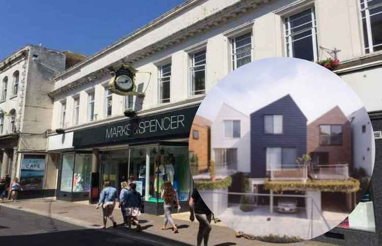 Marks and Spencers, with what one of the apartments could be designed around.