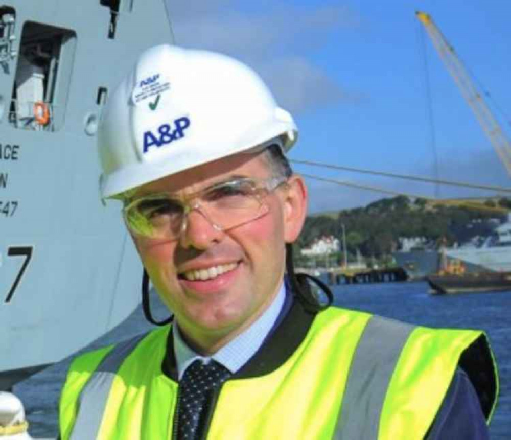 A&P Defence's new RFA Cluster Programme Director, Jonathan Green, who is based at A&P Falmouth.