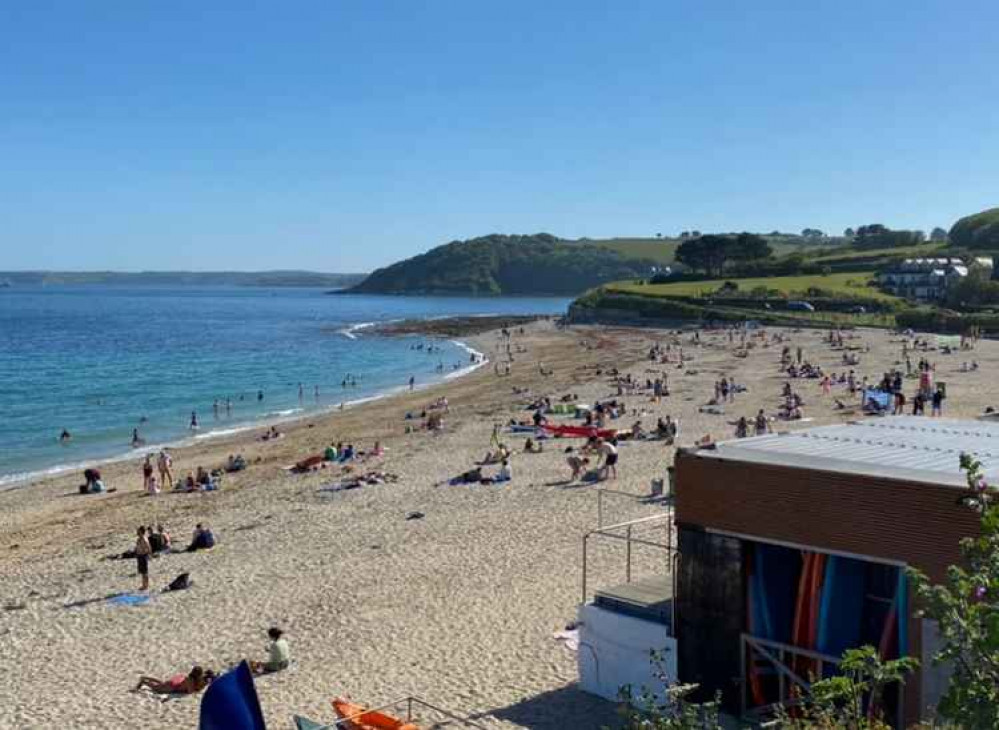 Gylly Beach in the height of summer.