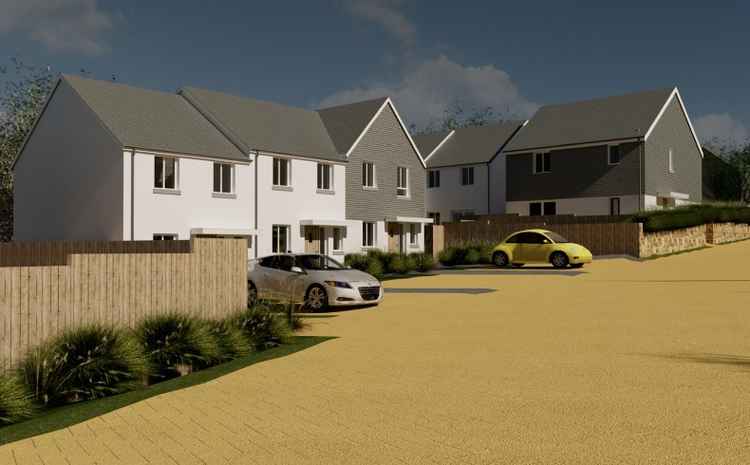 Designs of the houses at Kergilliack Road.