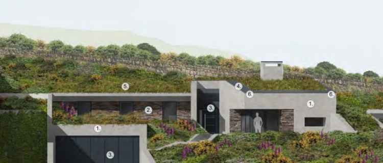 What one of the dwellings will look like.