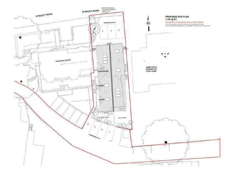 The location plan, the red line is the application boundary.