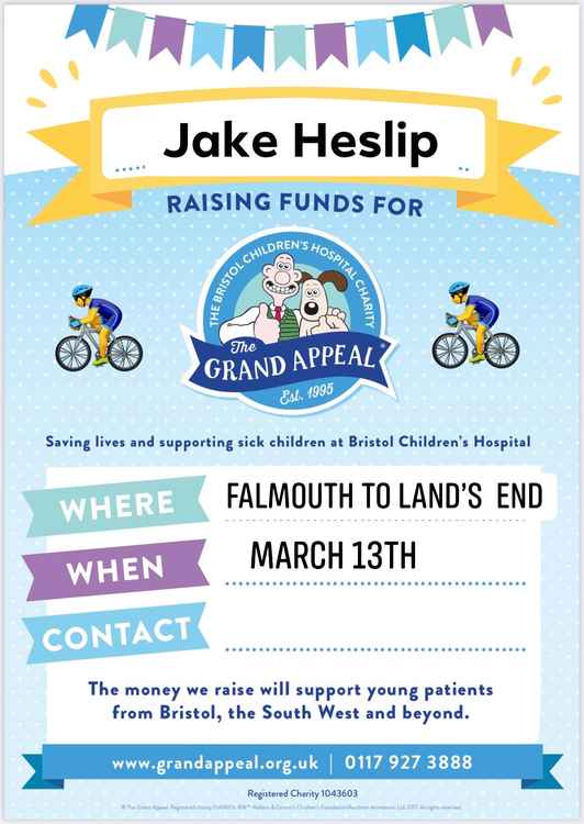 Jake Heslip's fundraiser.