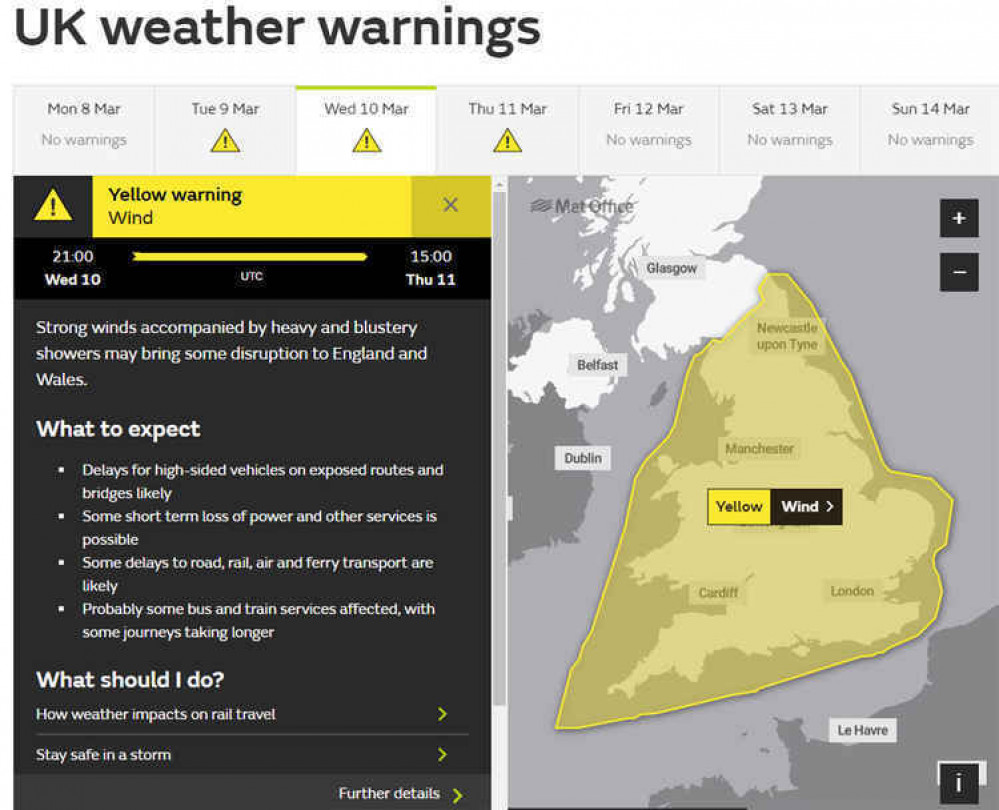 A storm warning has been issued for the whole of the UK this week.