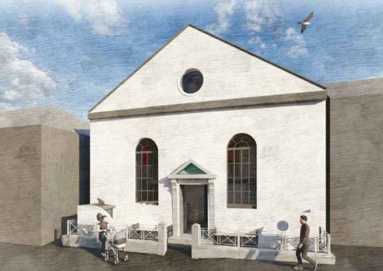 The plans for the methodist chapel. Credit: Lily Rose Architectural.