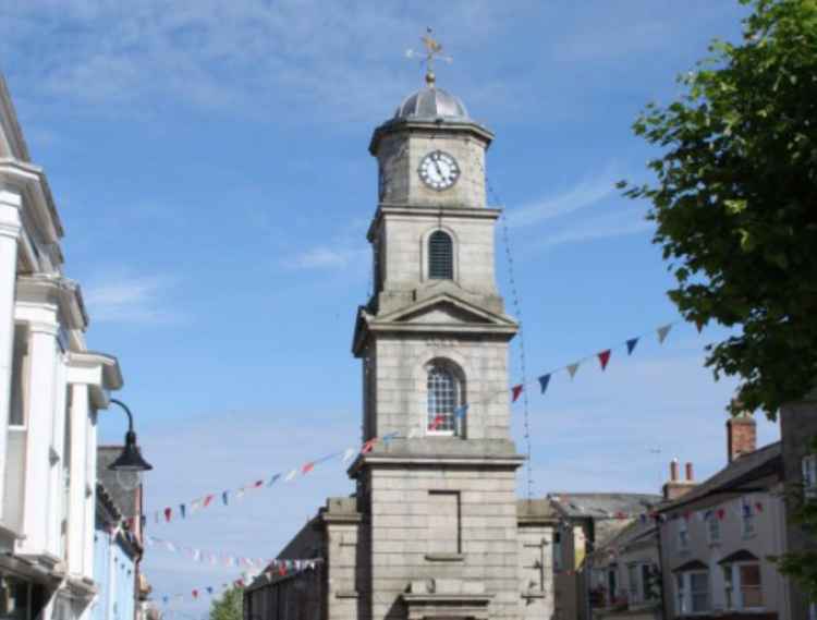 Bunting up in past Penryn Town Fair. Credit: Penryn Town Council.