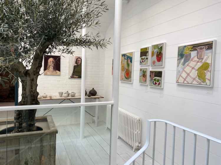 Inside Morgans, new art and design gallery in Falmouth.