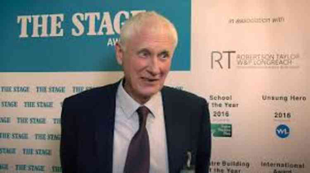 Roger Miller, at The Stage Theatre Awards ceremony in 2016.