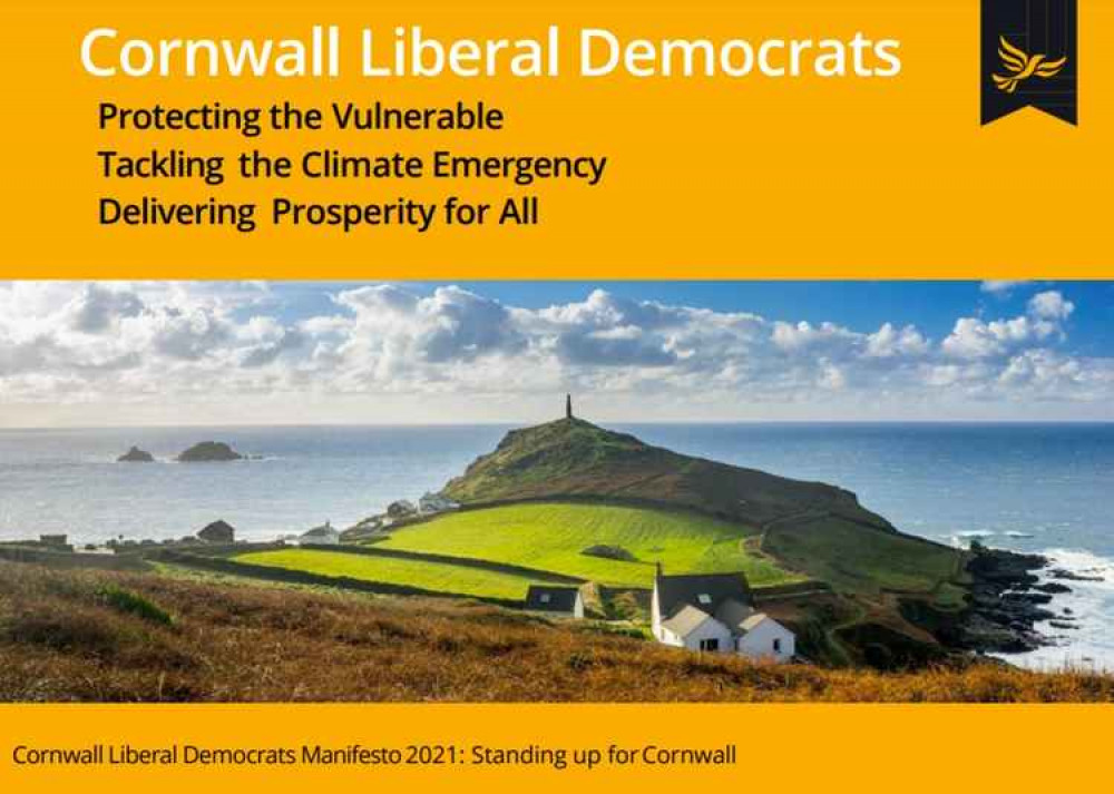 Cornwall Liberal Democrats local election manifesto.