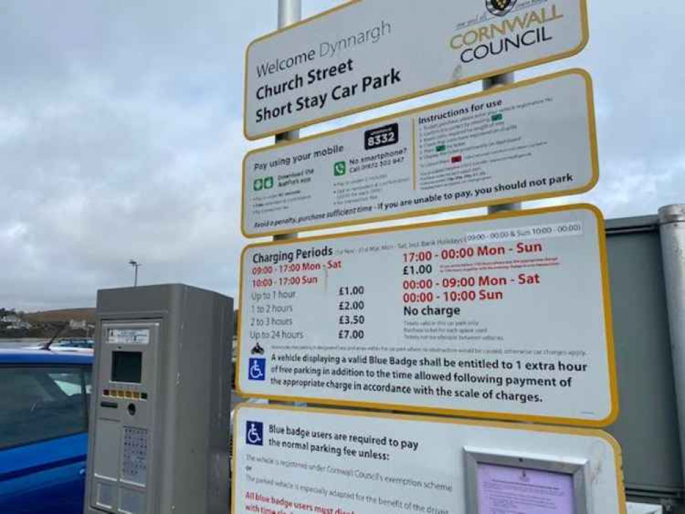 Car park charges will be reintroduced in Falmouth and Penryn next week.