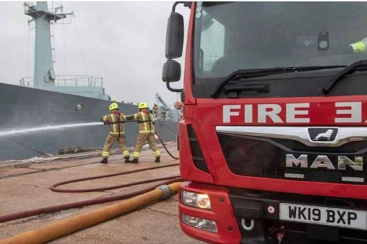 Photo shared by Cornwall Fire and Rescue Service.