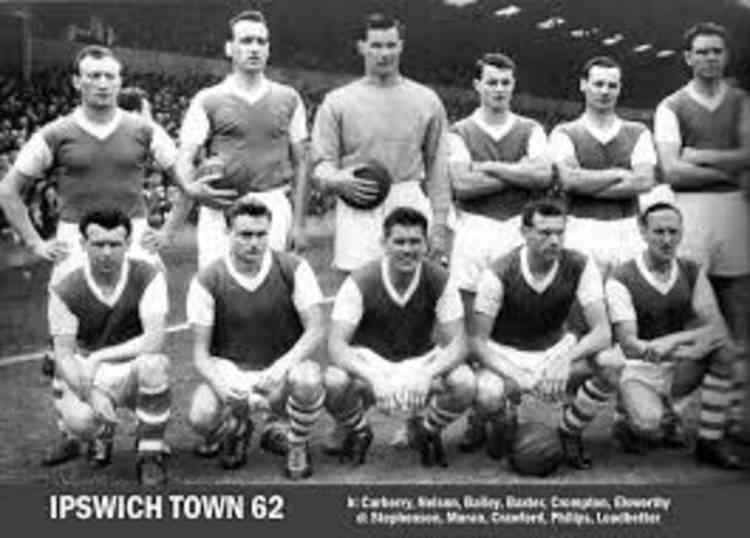 Ipswich Town's Championship title winning side 1962