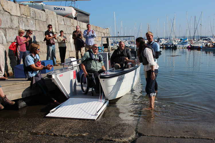 Sailability's fully accessible powerboat