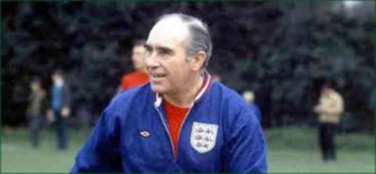 Sir Alf as the World Cup winning England manager