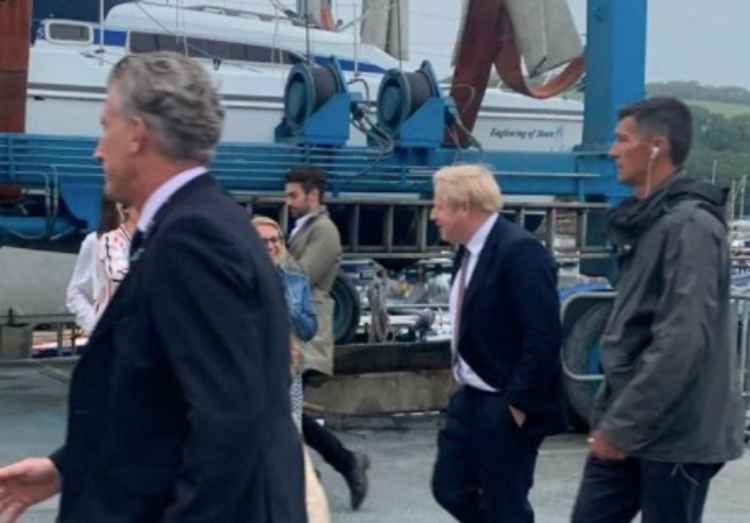 Boris at Mylor Yacht Harbour. Taken by Flynn Hunter.