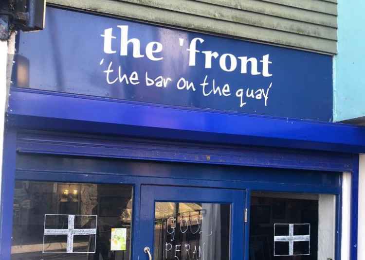 Popular Falmouth watering hole The Front has closed.