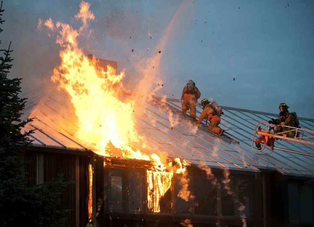 Call out to a property fire in Flushing. File pic.