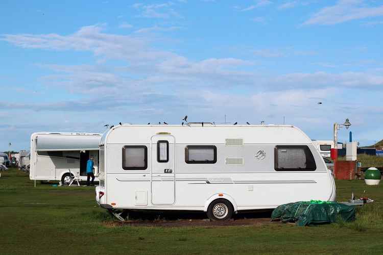 Caravan, what the travellers are staying in. File pic.