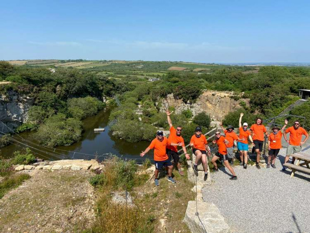 The Via Ferrata Cornwall team.